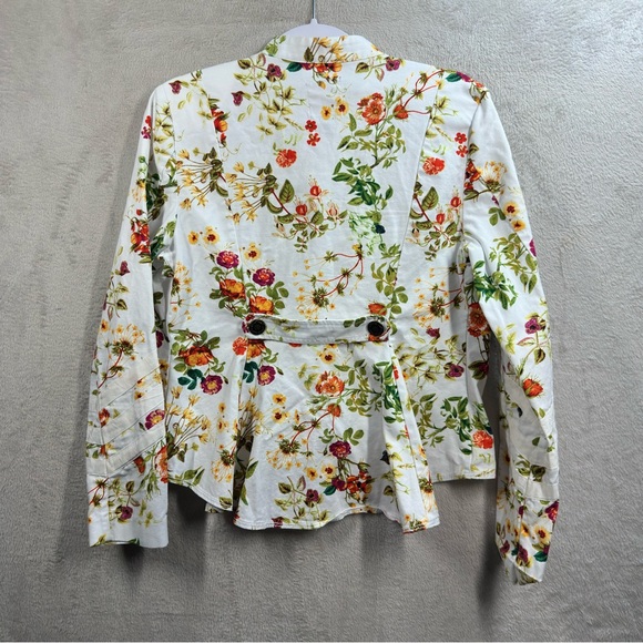 Disney Alice Through Looking Glass Floral Jacket Sz M And Capri Pants Sz 8 Set - Picture 7 of 12